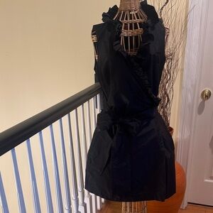 LaRoque black wraparound dress